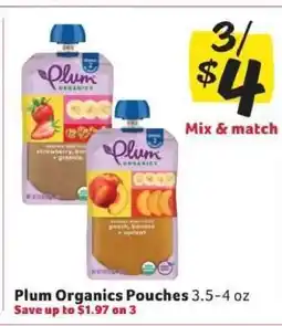 Winn Dixie Plum Organics Pouches offer