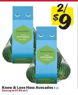 Winn Dixie Know & Love Hass Avocados offer