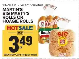 Food Lion Martin's Big Marty's Rolls or Hoagie Rolls offer