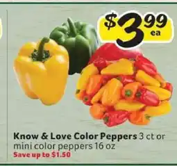 Winn Dixie Know & Love Color Peppers offer