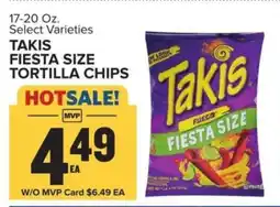 Food Lion Takis Fiesta Size Tortilla Chips offer