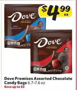 Winn Dixie Dove Promises Assorted Chocolate Candy Bags offer