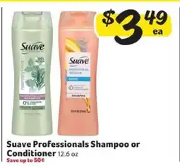Winn Dixie Suave Professionals Shampoo or Conditioner offer