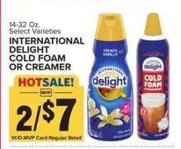 Food Lion INTERNATIONAL DELIGHT COLD FOAM OR CREAMER offer