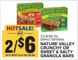 Food Lion Nature Valley Crunchy or Sweet & Salty Granola Bars offer