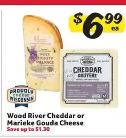 Winn Dixie Wood River Cheddar or Marieke Gouda Cheese offer