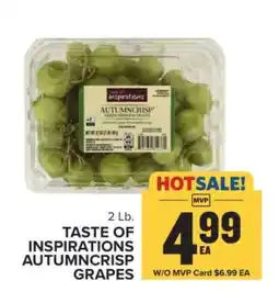 Food Lion TASTE OF INSPIRATIONS AUTUMNCRISP GRAPES offer