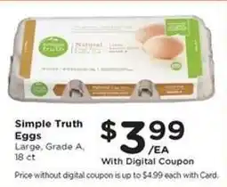 Kroger Simple Truth Eggs offer