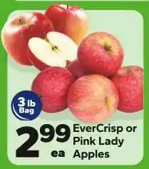 Save a Lot EverCrisp or Pink Lady Apples offer