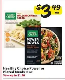 Winn Dixie Healthy Choice Power or Plated Meals offer