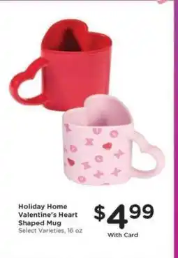 Kroger Holiday Home Valentine's Heart Shaped Mug offer