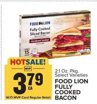 Food Lion Food Lion Fully Cooked Bacon offer