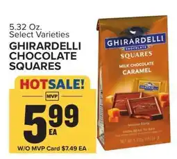 Food Lion Ghirardelli Chocolate Squares offer