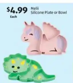 Aldi Melli Silicone Plate or Bowl offer
