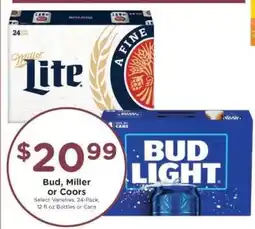Kroger Bud, Miller or Coors offer