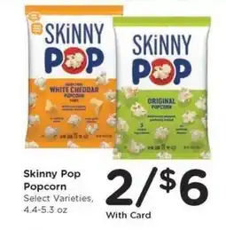 Kroger Skinny Pop Popcorn offer