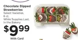 Kroger Chocolate Dipped Strawberries offer