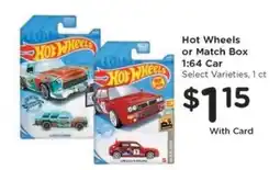 Kroger Hot Wheels or Match Box 1:64 Car offer