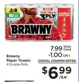 Kroger Brawny Paper Towels offer