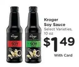 Kroger Kroger Soy Sauce offer