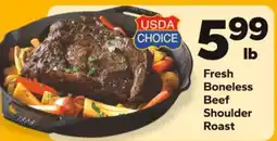 Save a Lot Fresh Boneless Beef Shoulder Roast offer
