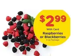 Kroger Raspberries or Blackberries offer