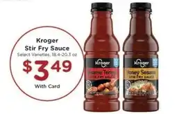 Kroger Kroger Stir Fry Sauce offer