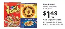 Kroger Post Cereal offer