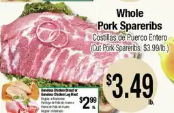 Big Saver Foods Whole Pork Spareribs offer