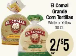 Big Saver Foods El Comal Grande Corn Tortillas offer
