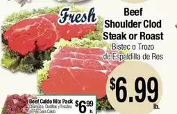 Big Saver Foods Beef Shoulder Clod Steak or Roast offer