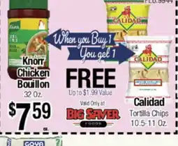 Big Saver Foods Knorr Chicken Bouillon offer