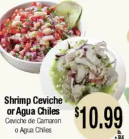 Big Saver Foods Shrimp Ceviche or Agua Chiles offer