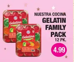 Carnicerias Jimenez NUESTRA COCINA GELATIN FAMILY PACK offer