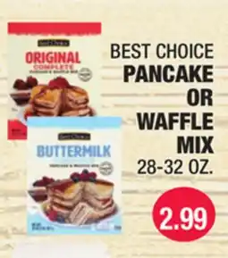 Carnicerias Jimenez BEST CHOICE PANCAKE OR WAFFLE MIX offer