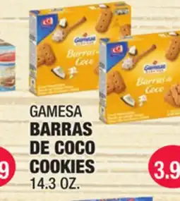 Carnicerias Jimenez GAMESA BARRAS DE COCO COOKIES offer