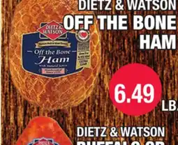 Carnicerias Jimenez DIETZ & WATSON OFF THE BONE HAM offer