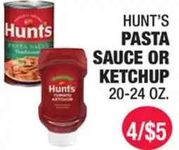 Carnicerias Jimenez HUNT'S PASTA SAUCE OR KETCHUP offer