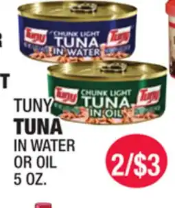 Carnicerias Jimenez TUNY TUNA IN WATER OR OIL offer