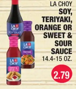 Carnicerias Jimenez LA CHOY SOY, TERIYAKI, ORANGE OR SWEET & SOUR SAUCE offer