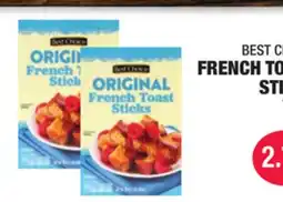 Carnicerias Jimenez BEST CHOICE FRENCH TOAST STICKS offer
