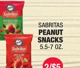 Carnicerias Jimenez SABRITAS PEANUT SNACKS offer