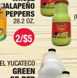 Carnicerias Jimenez WHOLE JALAPEÑO PEPPERS offer