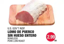 Carnicerias Jimenez U.S. GOV'T INSPI. LOMO DE PUERCO SIN HUESO ENTERO offer