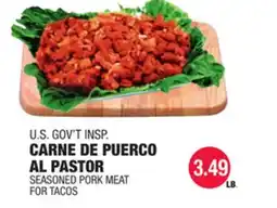 Carnicerias Jimenez U.S. GOV'T INSP. CARNE DE PUEBCO AL PASTOR offer
