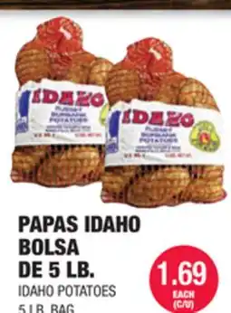 Carnicerias Jimenez PAPAS IDAHO BOLSA DE 5 LB offer
