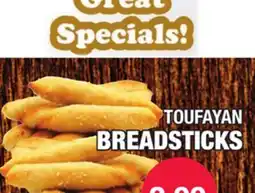 Carnicerias Jimenez TOUFAYAN BREADSTICKS offer