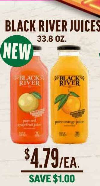 Central Market Black River Juices offer