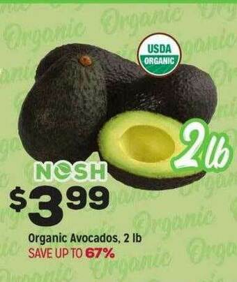 Grocery Outlet Organic Avocados, 2 Lb offer