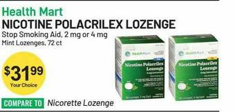 Health Mart Health Mart Nicotine Polacrilex Lozenge offer